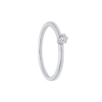 Anello Gazzola Gioielli Donna in Oro bianco Diamante 0.16 Ct BBA49016C - BBA49016C